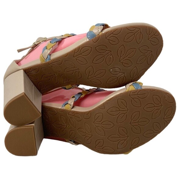 BC Footwear Wanna Be Heels Women's Size 8 Born in California Beige - Picture 8 of 10